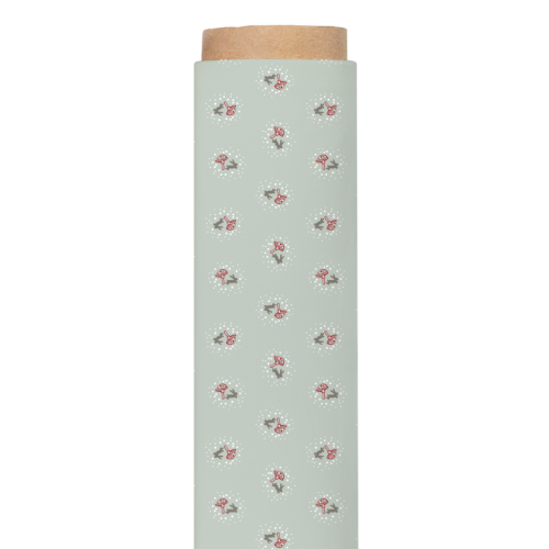 Naïve mushroom and rabbit printed fabric   Ref....